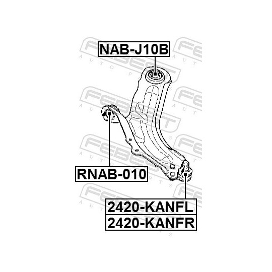 2420-KANFR - Ball Joint 