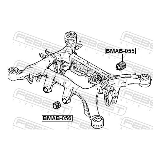 BMAB-055 - Mounting, differential 