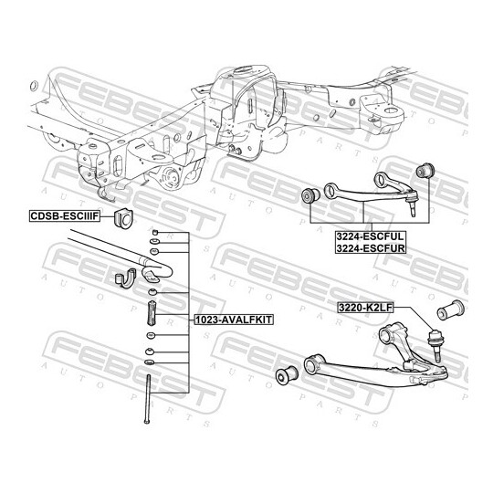 3220-K2LF - Ball Joint 