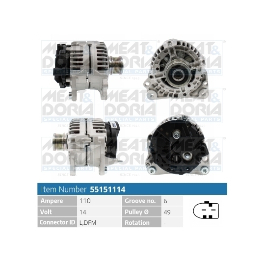 55151114 - Alternator 