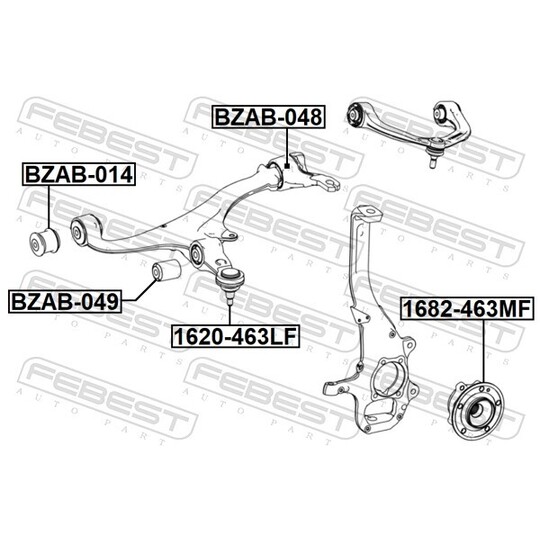 1620-463LF - Ball Joint 