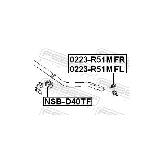 NSB-D40TF - Stabiliser Mounting 