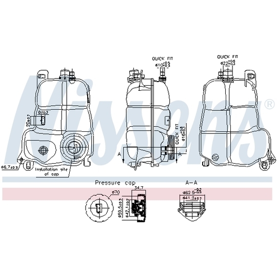 996228 - Expansion Tank, coolant 