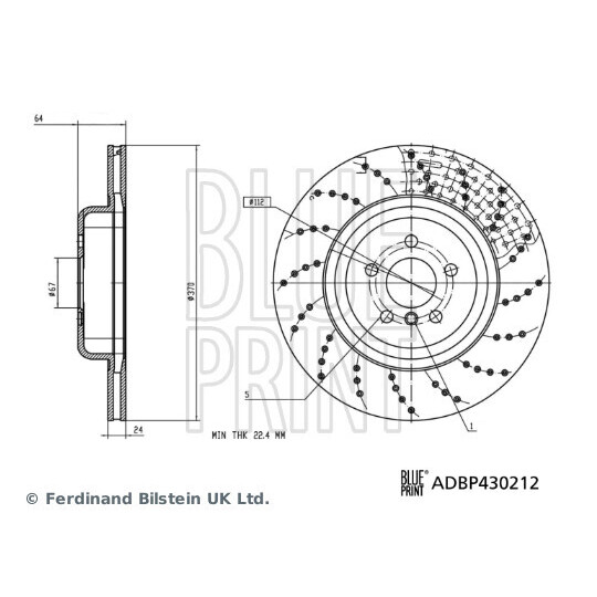 ADBP430212 - Brake Disc 