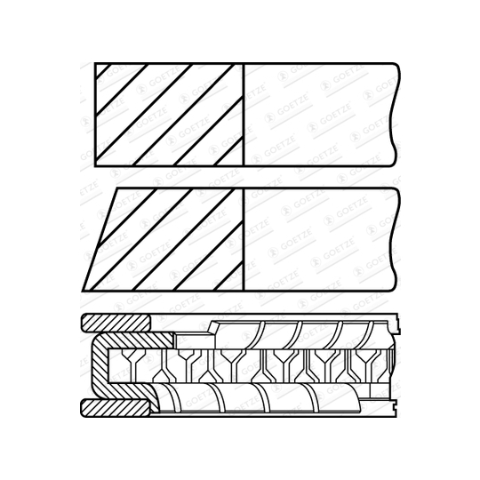 08-449500-00 - Kolvirõngakomplekt 