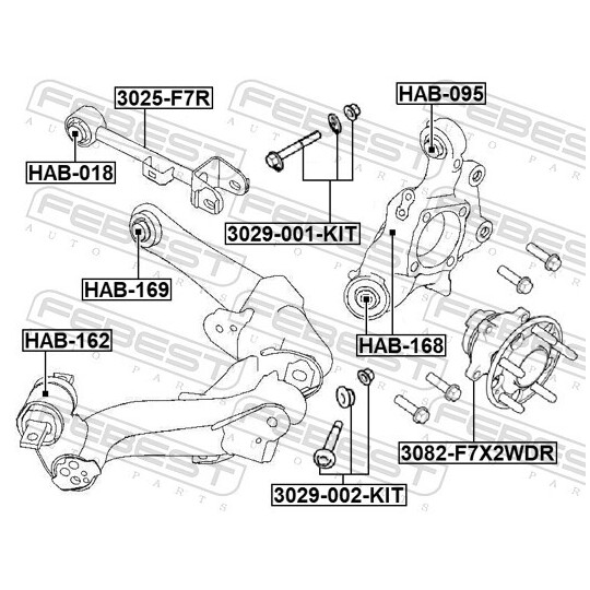 3025-F7R - Track Control Arm 