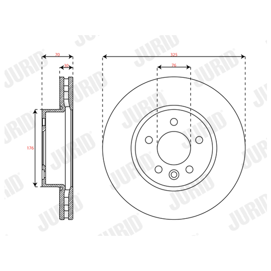 563749JC-1 - Brake Disc 