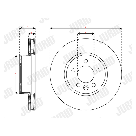 563749JC-1 - Brake Disc 