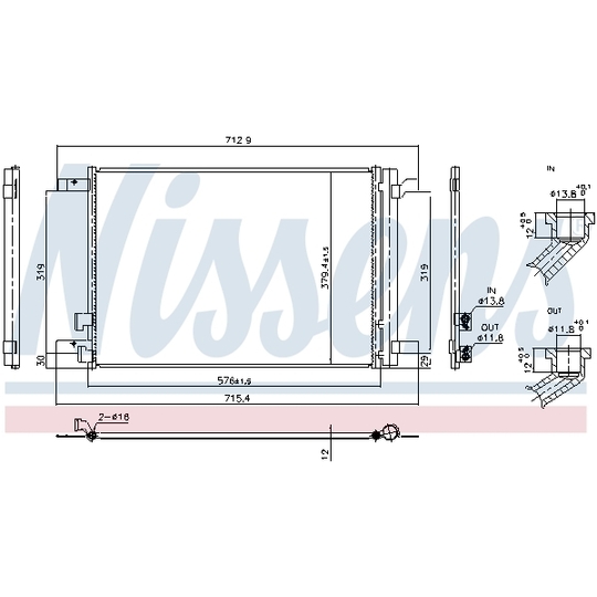 940986 - Condenser, air conditioning 