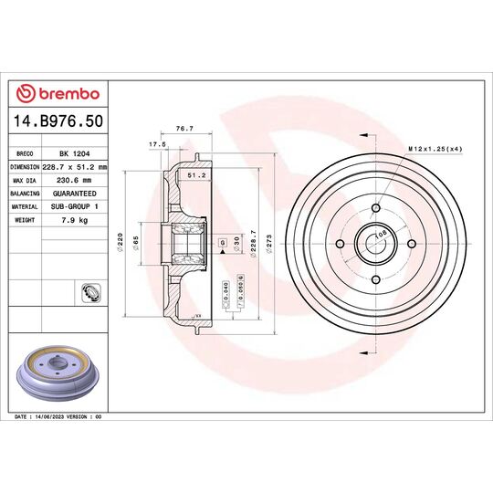 14.B976.50 - Bromstrumma 