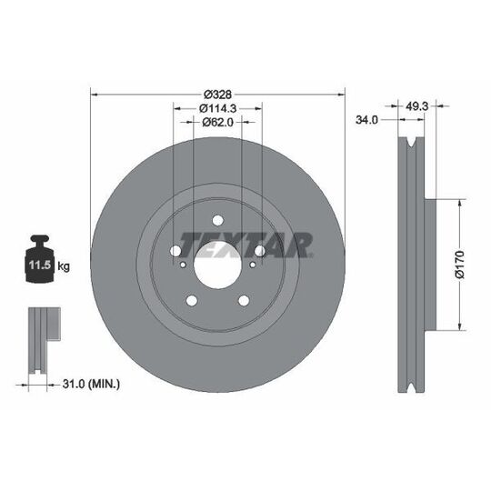 92349505 - Brake Disc 