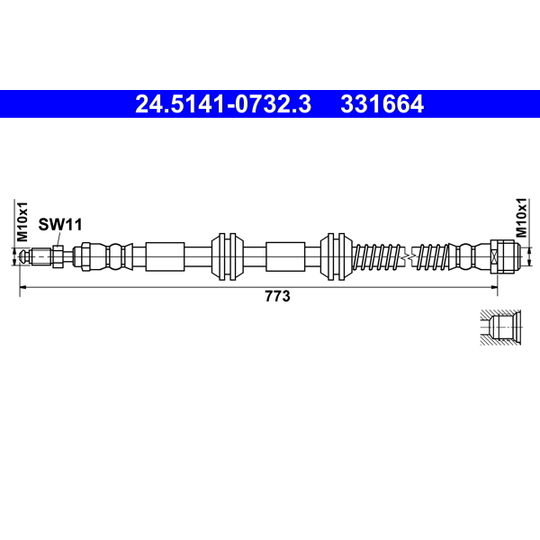 24.5141-0732.3 - Pidurivoolik 