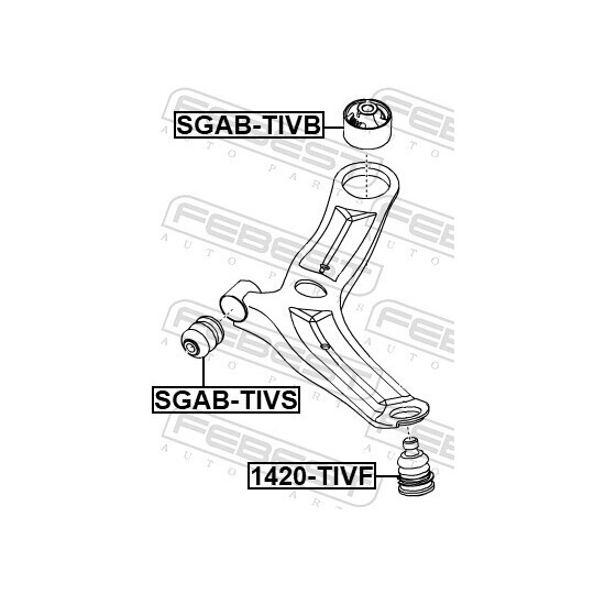 SGAB-TIVS - Control Arm-/Trailing Arm Bush 