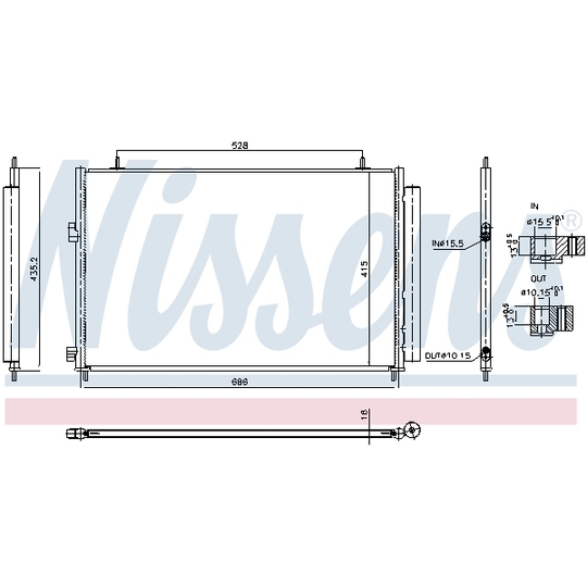 940961 - Condenser, air conditioning 