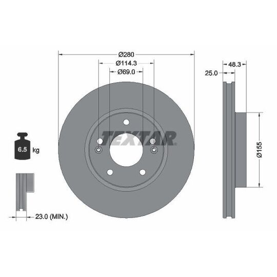 92351203 - Brake Disc 