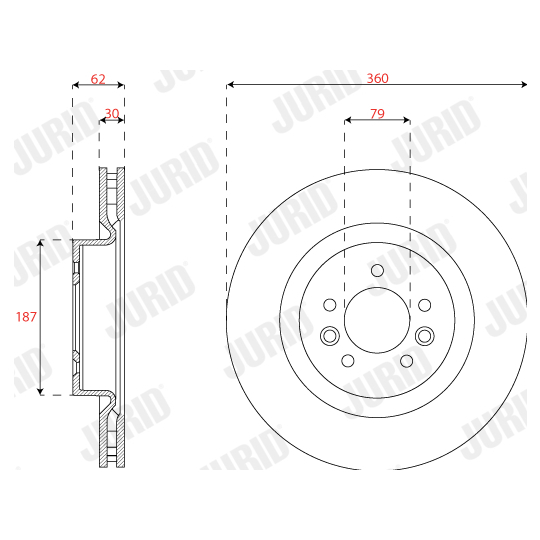 563287JC-1 - Brake Disc 