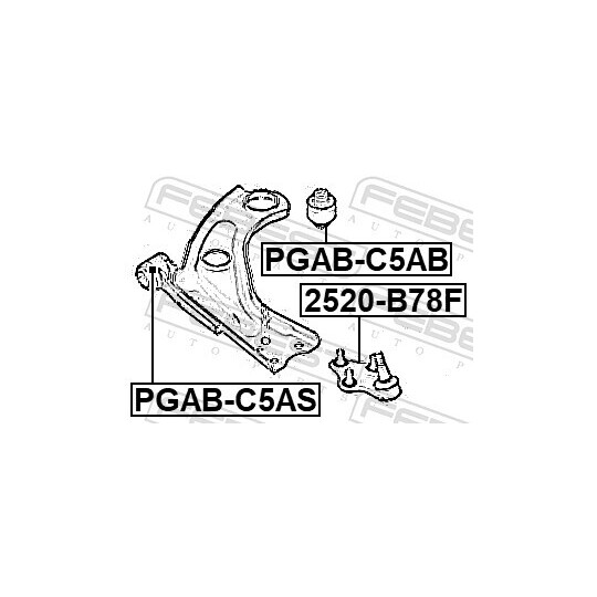 2520-B78F - Ball Joint 