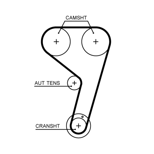 KP2T354HOB - Vattenpump + kuggremssats 