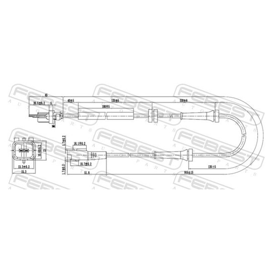 25606-003 - Sensor, wheel speed 