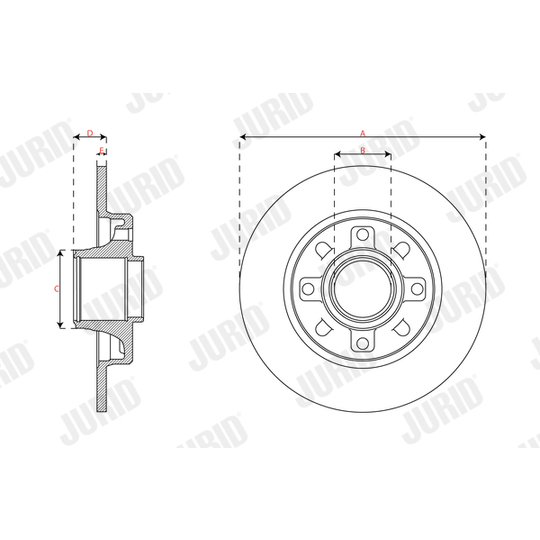 563402J-1 - Brake Disc 