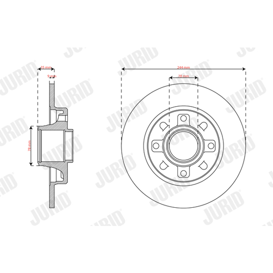 563402J-1 - Brake Disc 