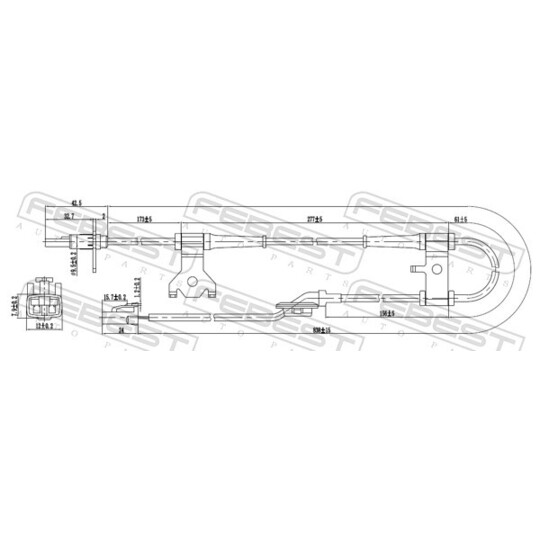 07606-003 - Sensor, wheel speed 