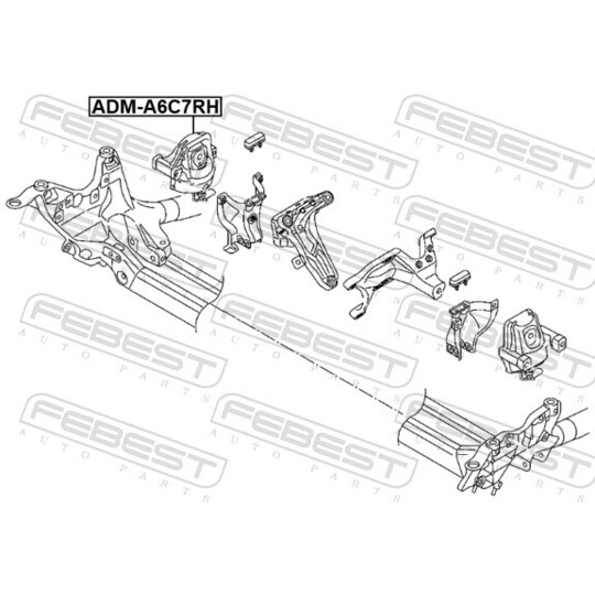 ADM-A6C7RH - Engine Mounting 