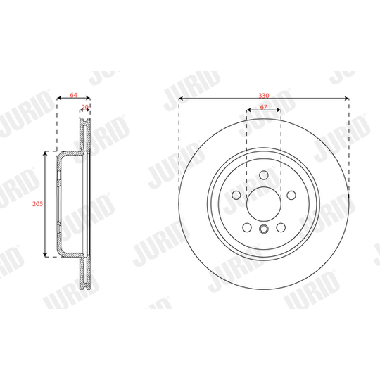 563686JC-1 - Brake Disc 