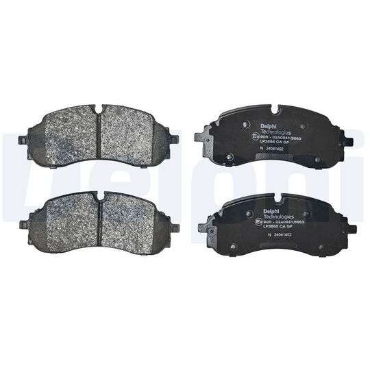 LP3865 - Brake Pad Set, disc brake 