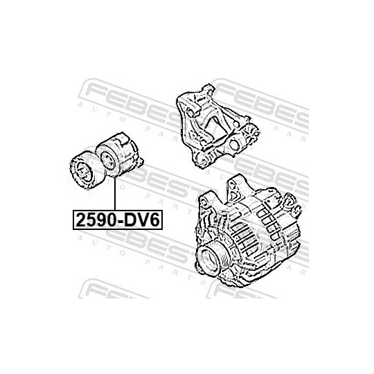 2590-DV6 - Rihmapinguti, soonrihm 