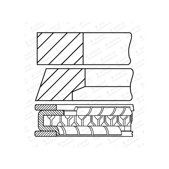 08-780700-10 - Piston Ring Kit 