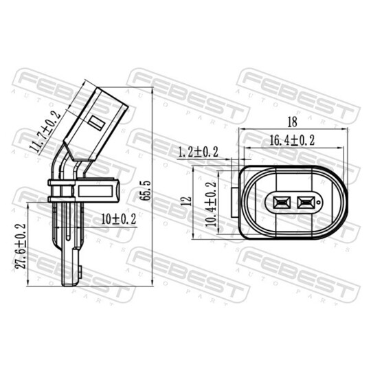 23606-014 - ABS-anturi 