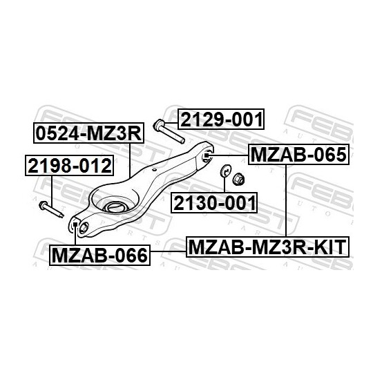 2198-012 - Camber Correction Screw 