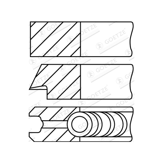 08-501900-10 - Piston Ring Kit 