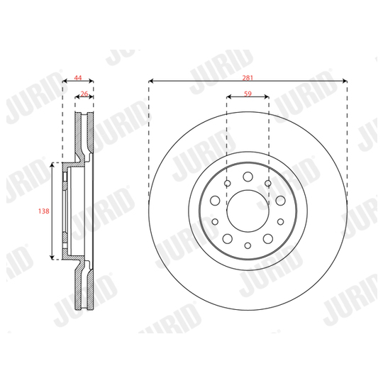 563719JC - Brake Disc 