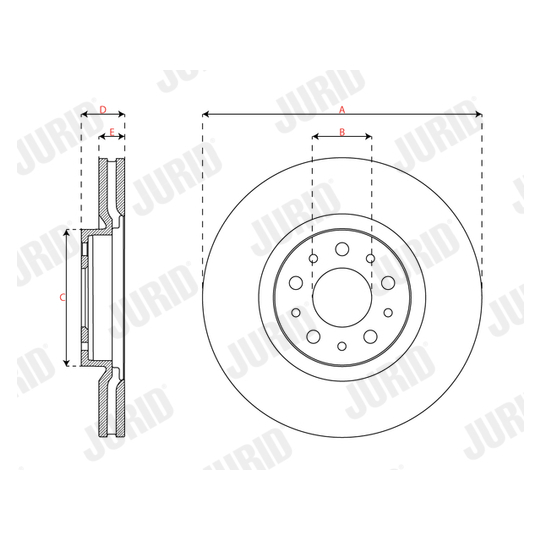 563719JC - Brake Disc 