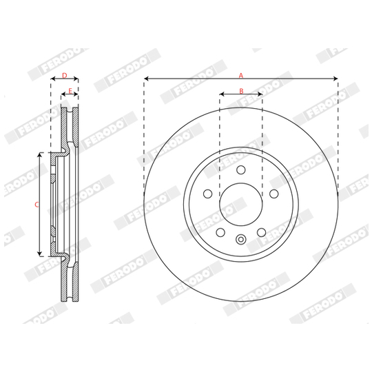 DDF3032C-1 - Brake Disc 