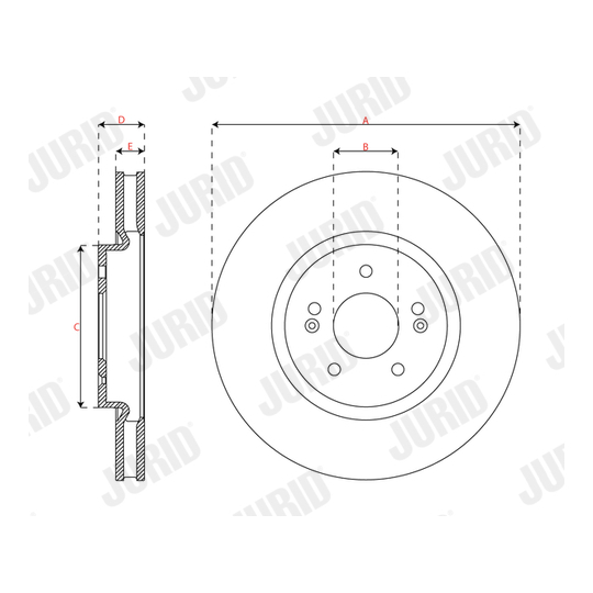 563747JC-1 - Brake Disc 