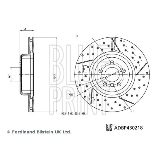 ADBP430218 - Brake Disc 