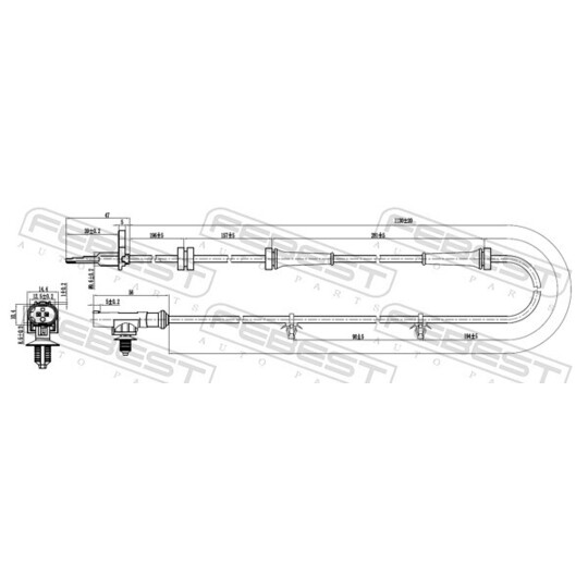 02606-015 - Sensor, wheel speed 