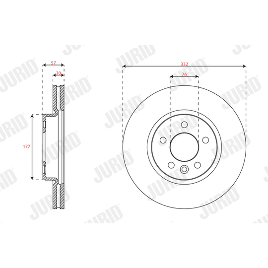 563712JC-1 - Brake Disc 