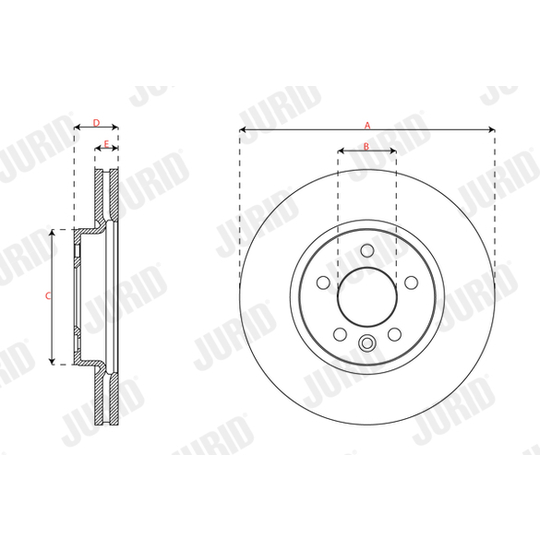 563712JC-1 - Brake Disc 