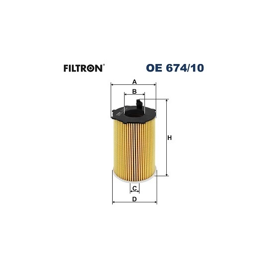 OE 674/10 - Oil filter 