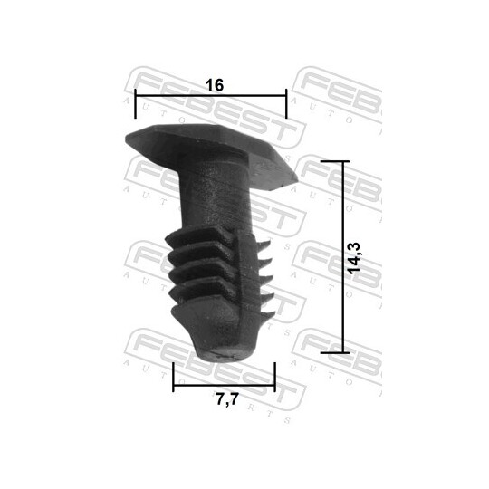 88570-195 - Stopper, ehis-/kaitseliist 