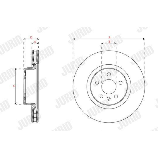 563656JC-1 - Brake Disc 