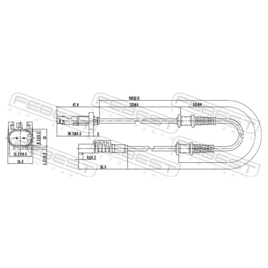 16606-006 - ABS-anturi 