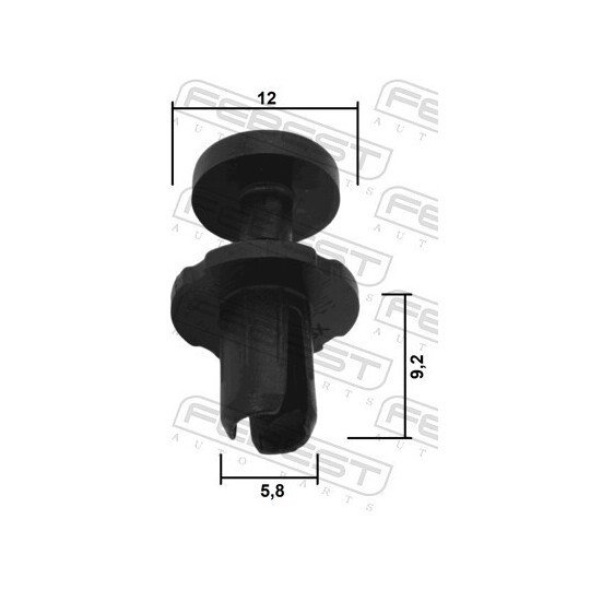 88570-162 - Clip, trim/protective strip 