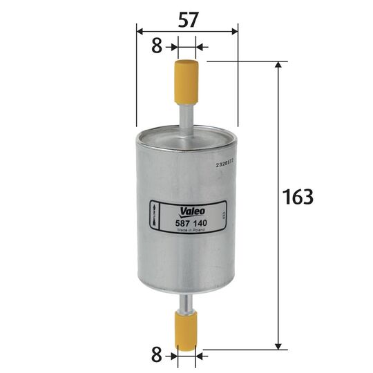 587140 - Fuel filter 