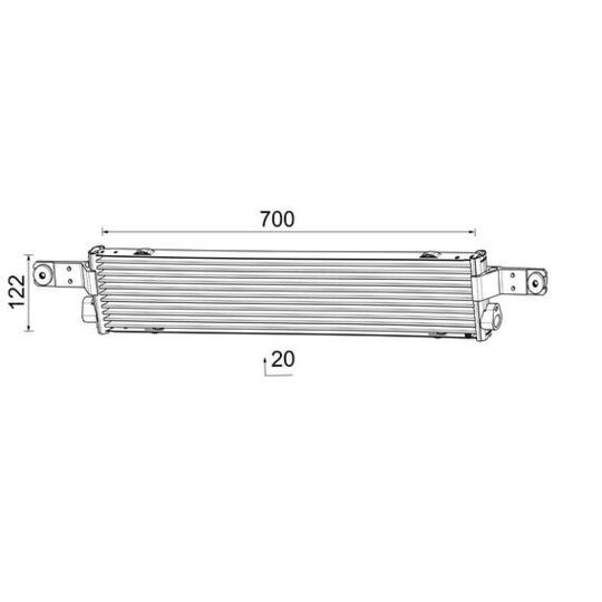 CLC 360 000P - Oil Cooler, automatic transmission 