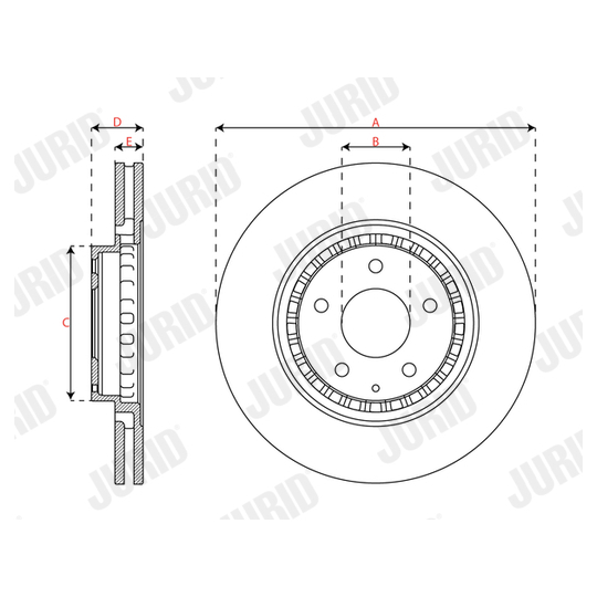 563714JC - Brake Disc 